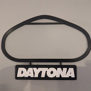 Daytona International Speedway (ovaal) circuitkaart (meerkleurig met naamplaatje)