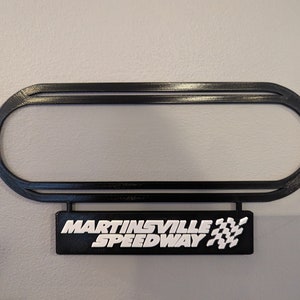 Martinsville routekaart kunst aan de muur (met naamplaatje)