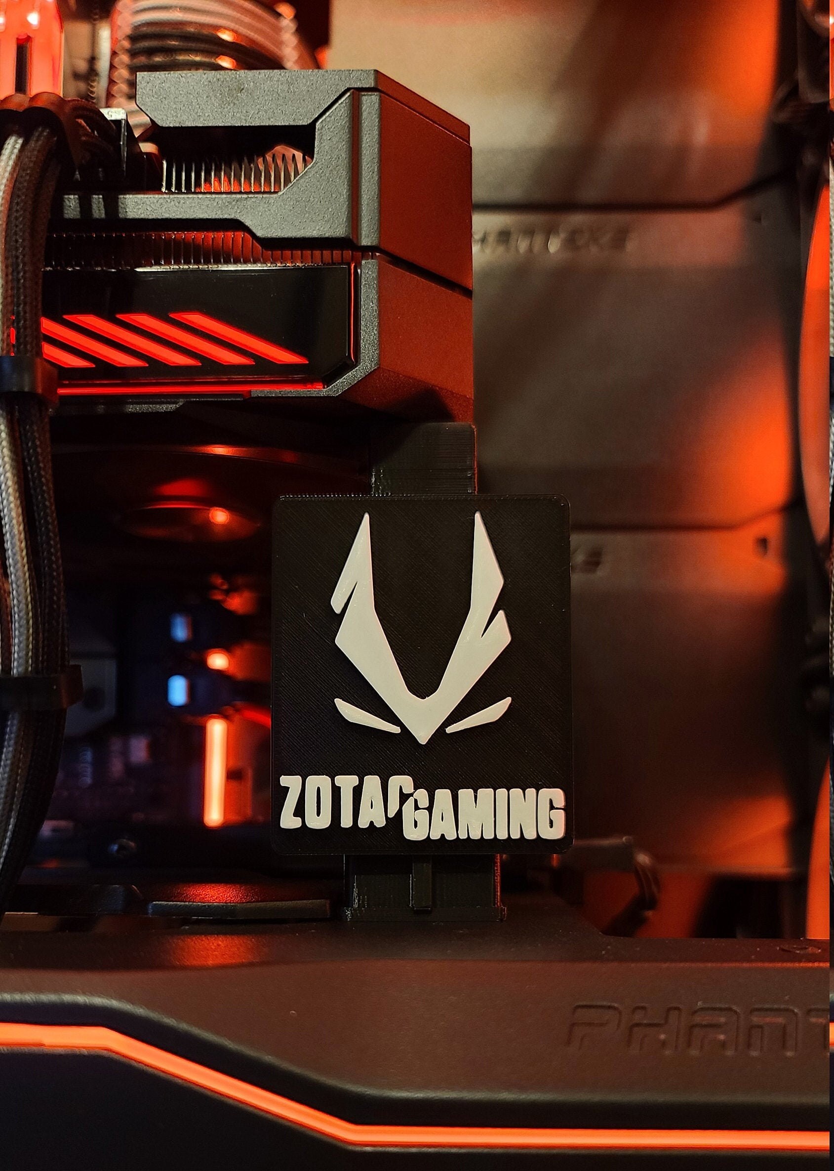 AntiSag GPU Support Riser with Custom 3D Printed Badges Etsy