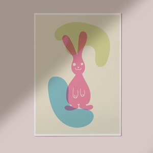 Happy Bunny Fine Art Print