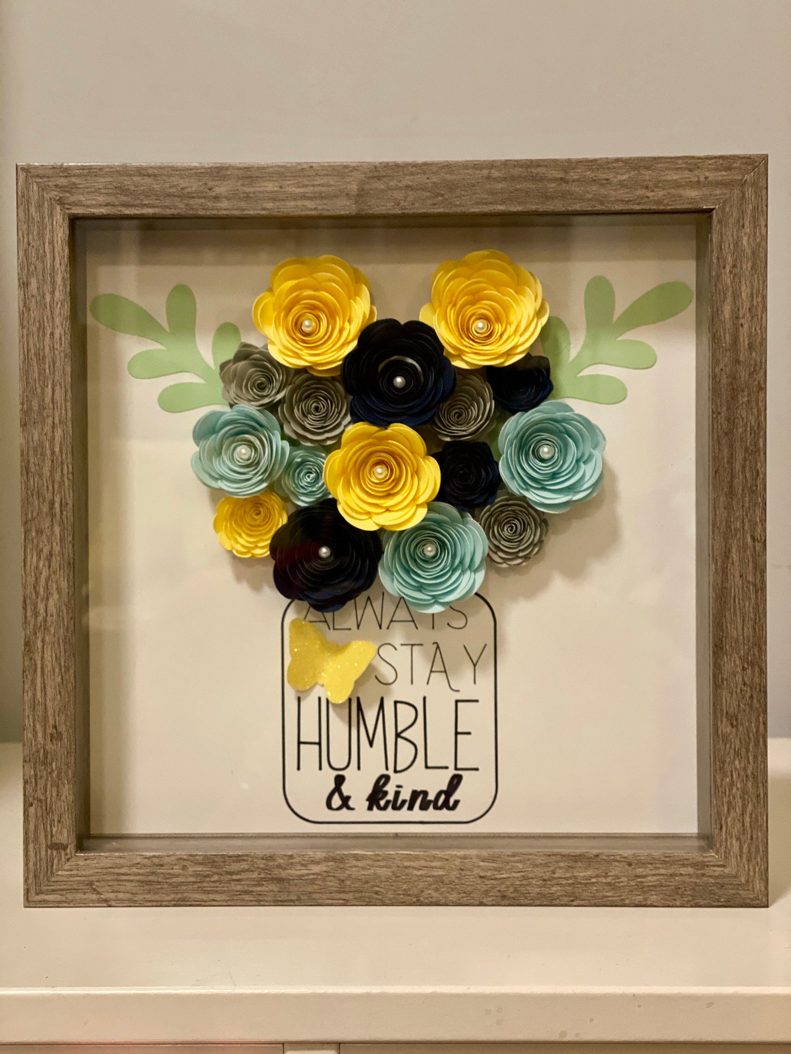 Mason Jar Shadow Box Etsy