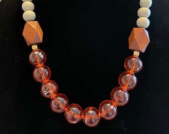 Resin & Wooden Necklace