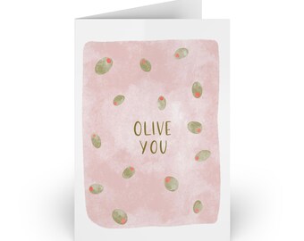 Olive You Valentine's Day Card