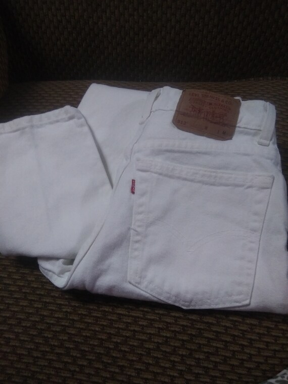Stunning vintage white 512 sz 9 med high waisted l