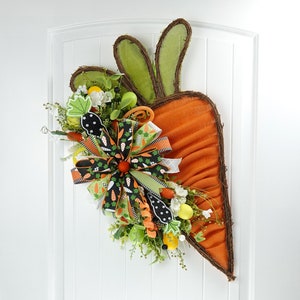 Décoration de porte en carotte en jute de DII Design