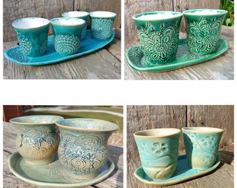 Goblet, cup, ceramics, handicraft, tea, coffee, handmade goblets, natural ceramics, mandala, nature