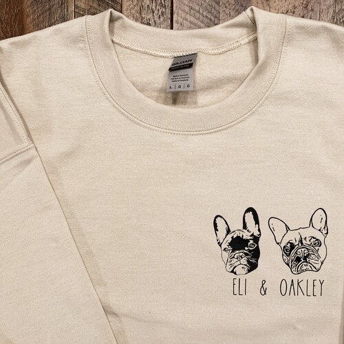 Custom Pet Sweatshirt Custom Dog Sweater Personalized Gift Etsy