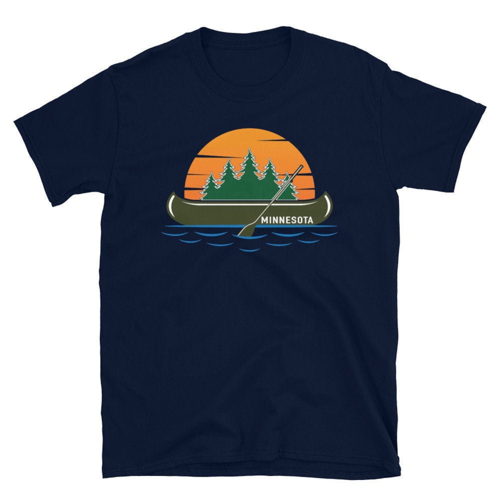 Northern Minnesota Canoe Shirt MN TShirt Cabin Weekend Up Etsy