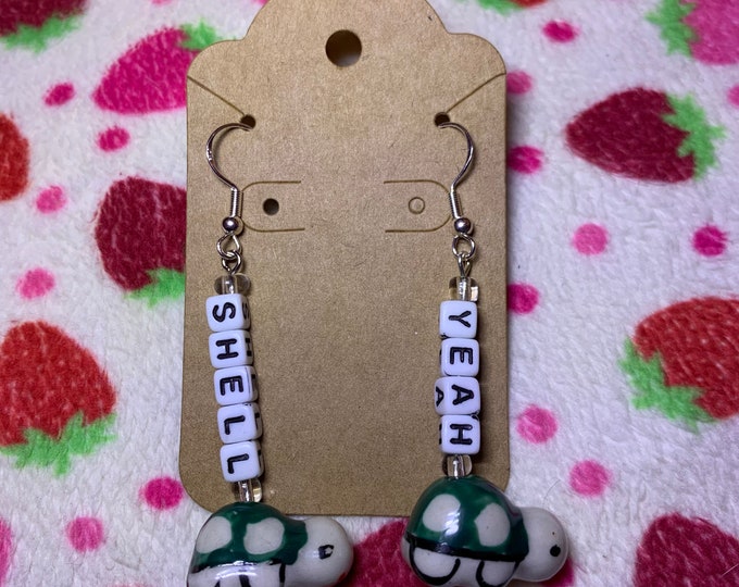 Punny Turtle Earrings