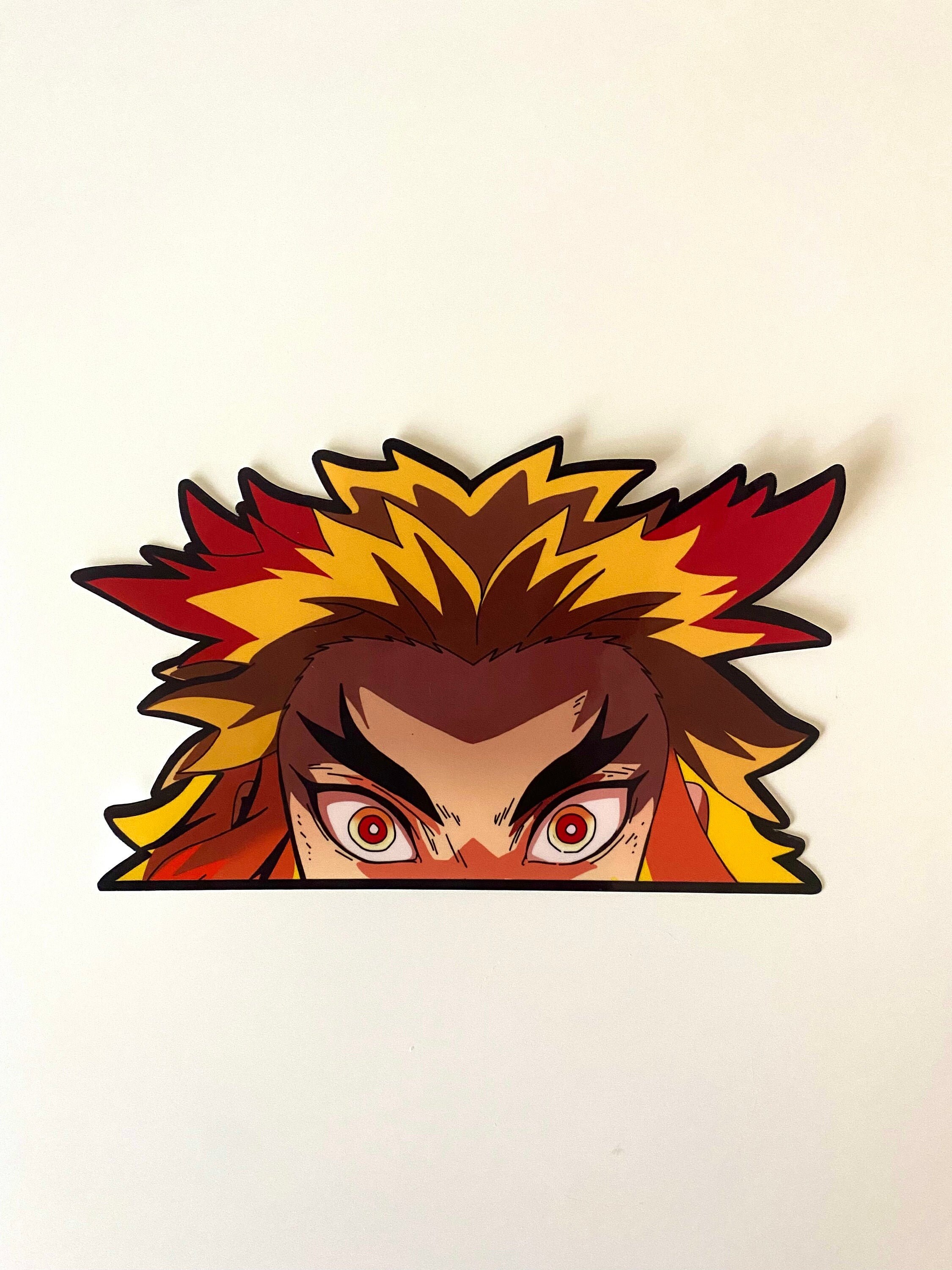 Anime peeker, gloss sticker, waterproof sticker.CAR PEEKER