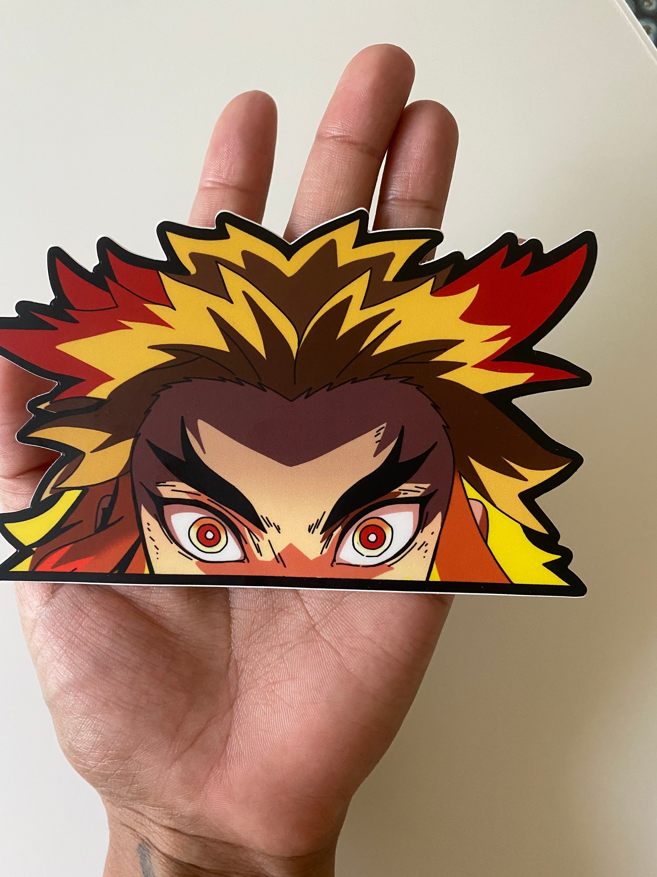 Anime peeker gloss sticker waterproof sticker.CAR PEEKER Etsy