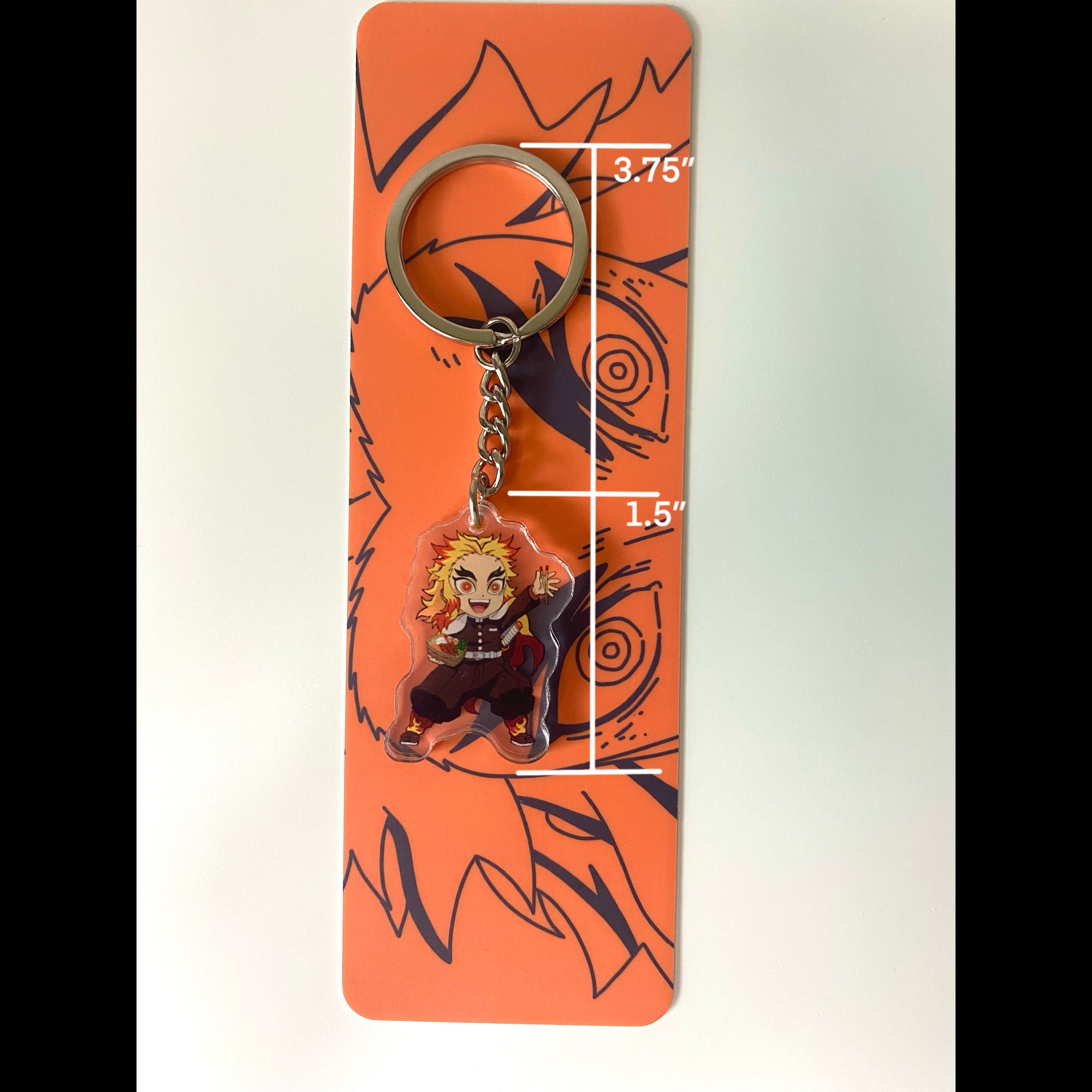 Anime keychain acrylic bookmark keychain waterproof sticker Etsy