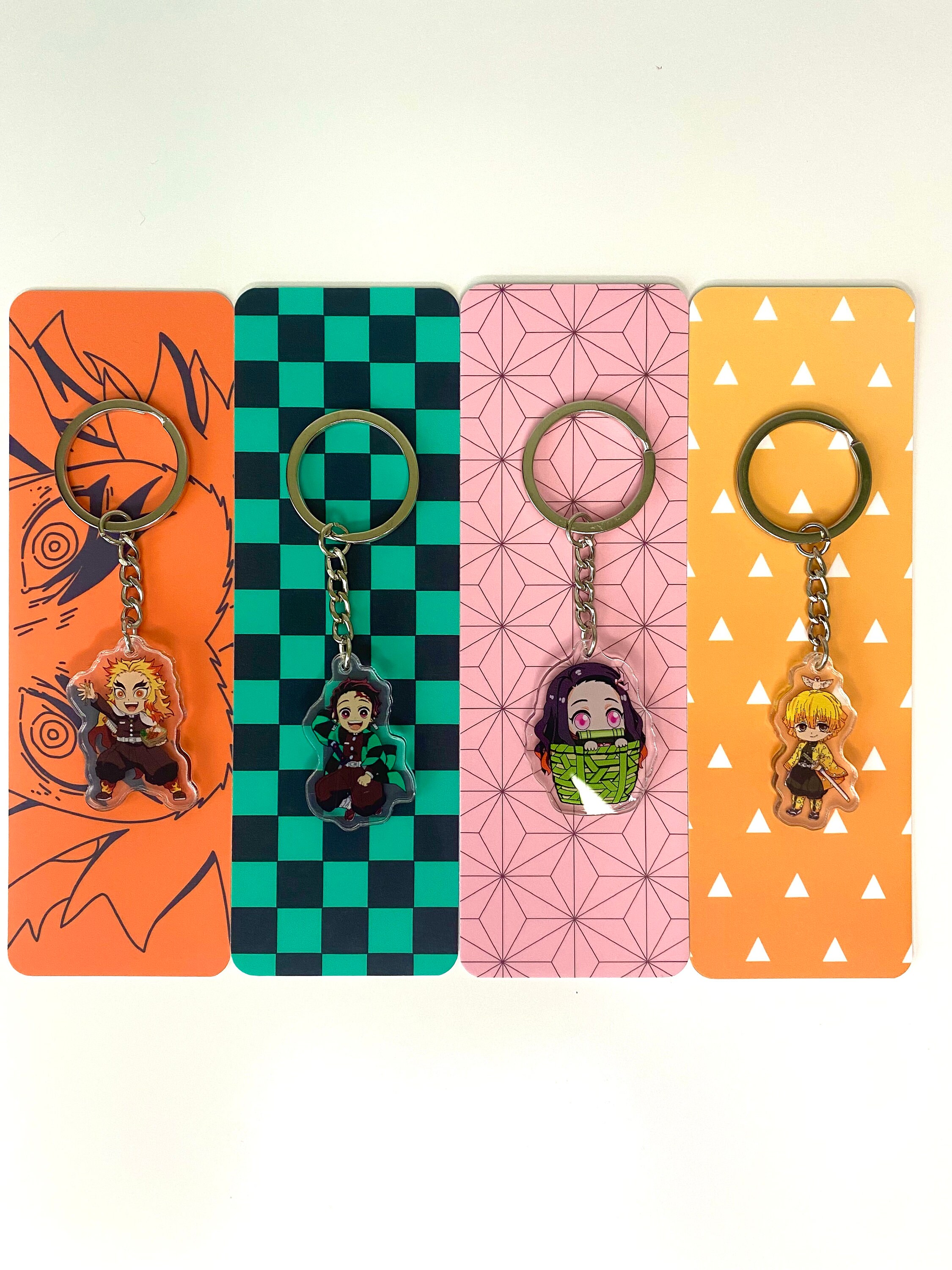 Anime keychain acrylic bookmark keychain waterproof sticker Etsy