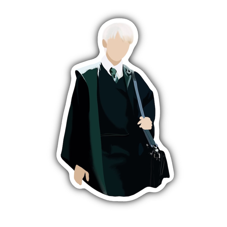 Draco Malfoy sticker Harry Potter character sticker Etsy