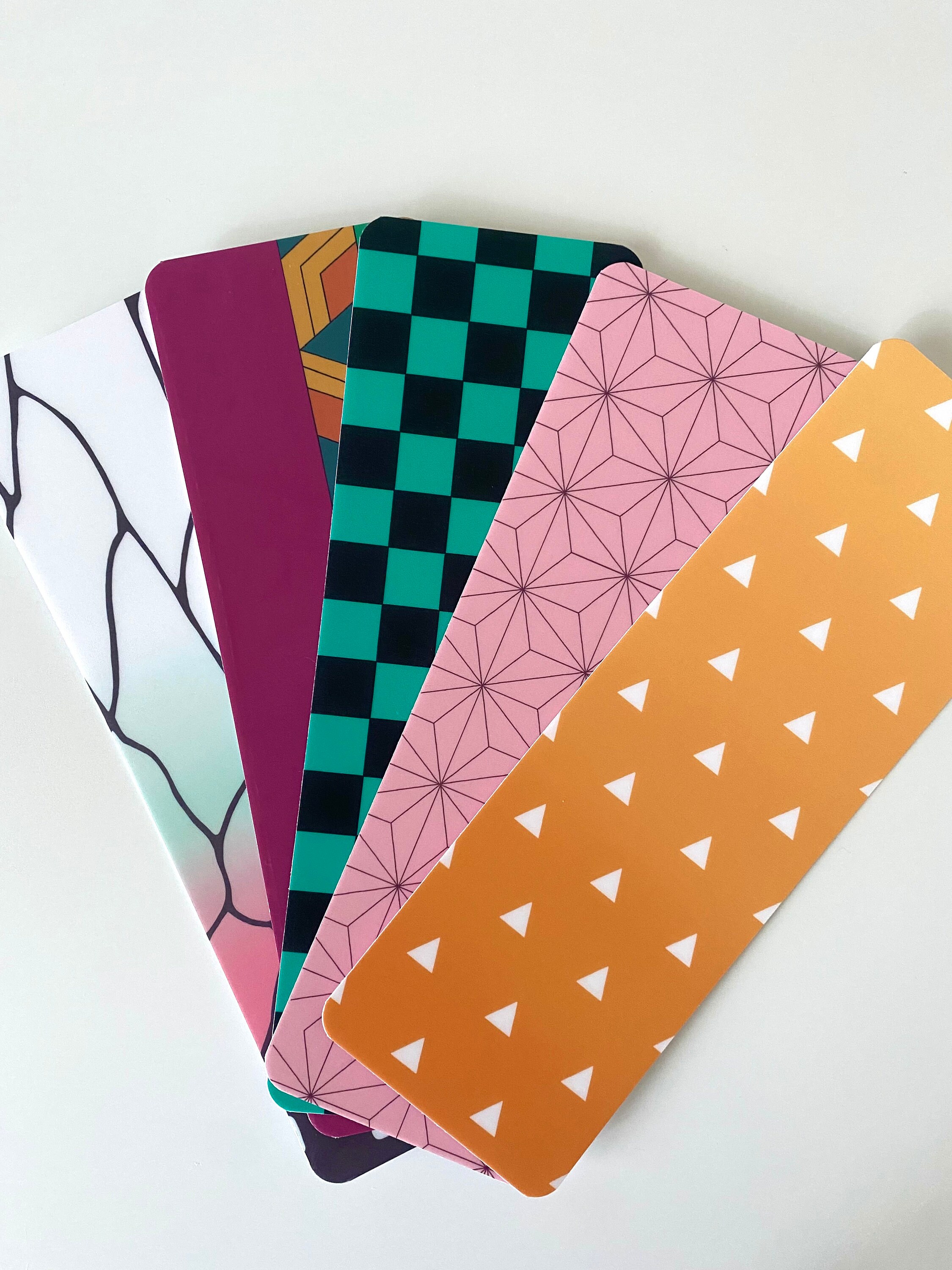 Anime character bookmark, matte top
