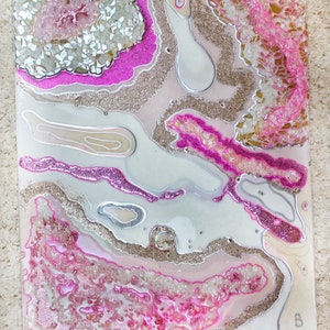 Epoxy resin art painting wall decor
