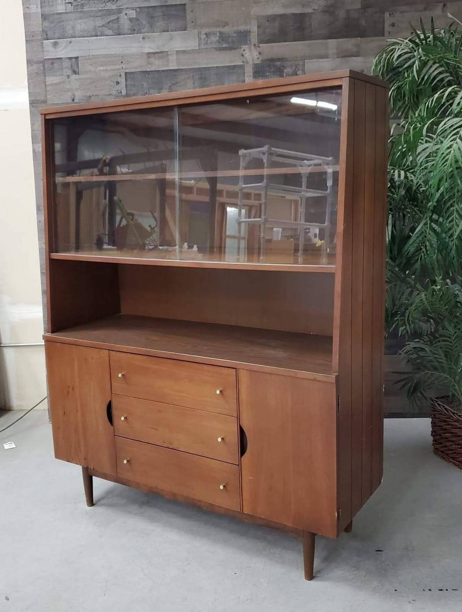 MCM China Authentic Vintage Solid Wood Walnut Etsy