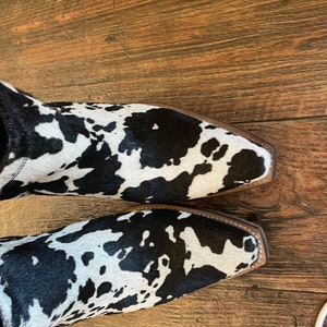 Cowhide Boots - Etsy