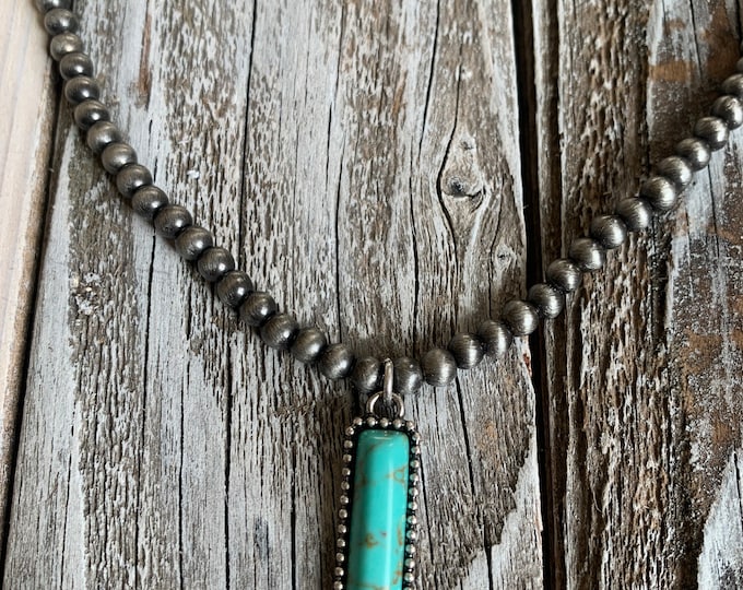 Graduated Navajo Pearl Choker main image 1