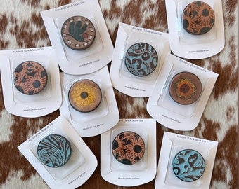 Leather Cell Phone Kickstands