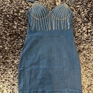 tall denim dress Maxi Denim Dress for Tall Women in Rinse Wash XL / Tall / Rinse Wash