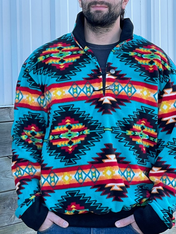 Aztec fleece sweatshirt Clearance