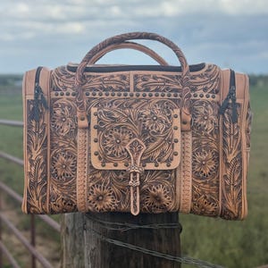 Tooled Duffel Bag