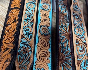 Leather dog collars