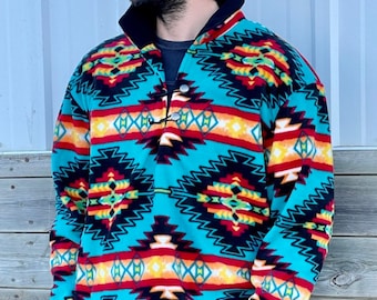 aztec fleece jacket