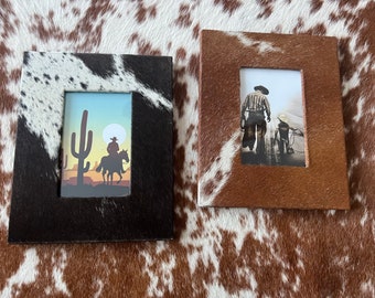 Cowhide Picture Frames