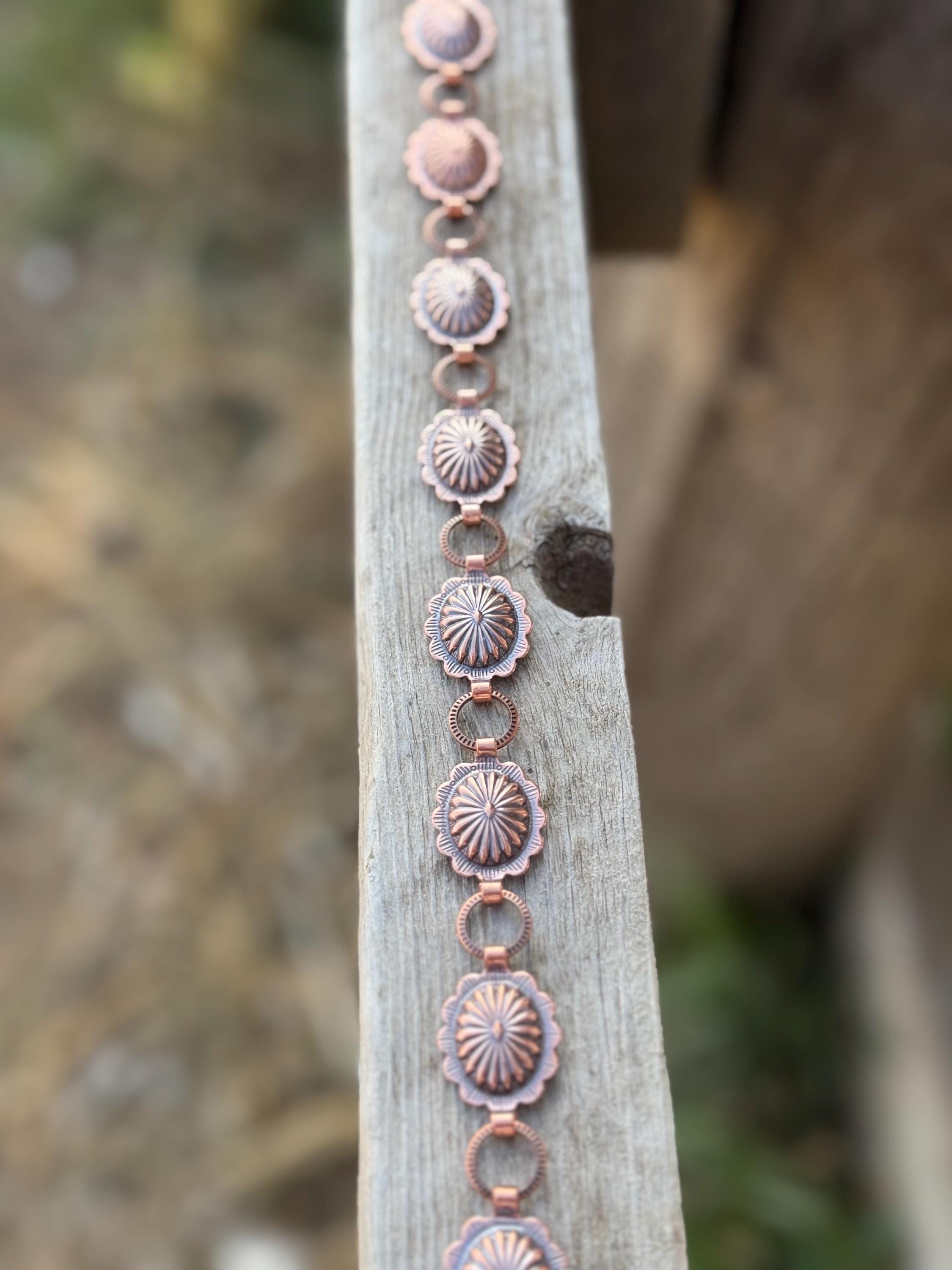 Genuine Copper Concho Belt