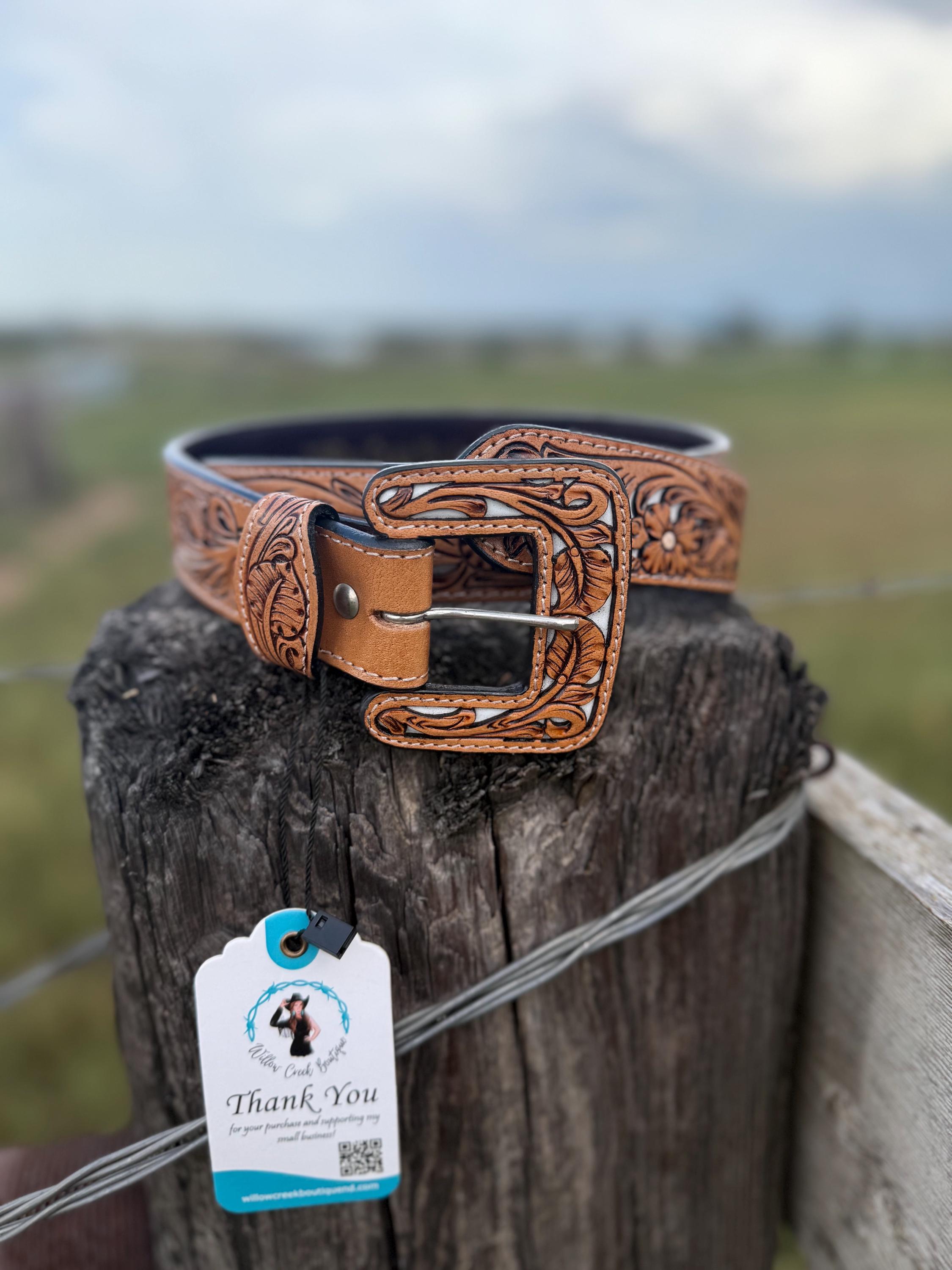 Tan Boho Belt - Etsy
