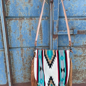 Saddle blanket crossbody