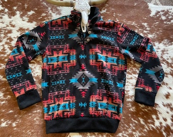 Fleece Aztec Pullover