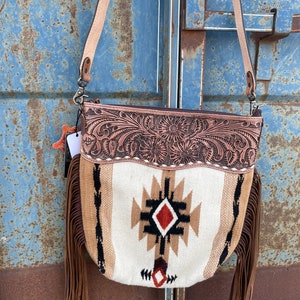 Aztec saddle blanket purse