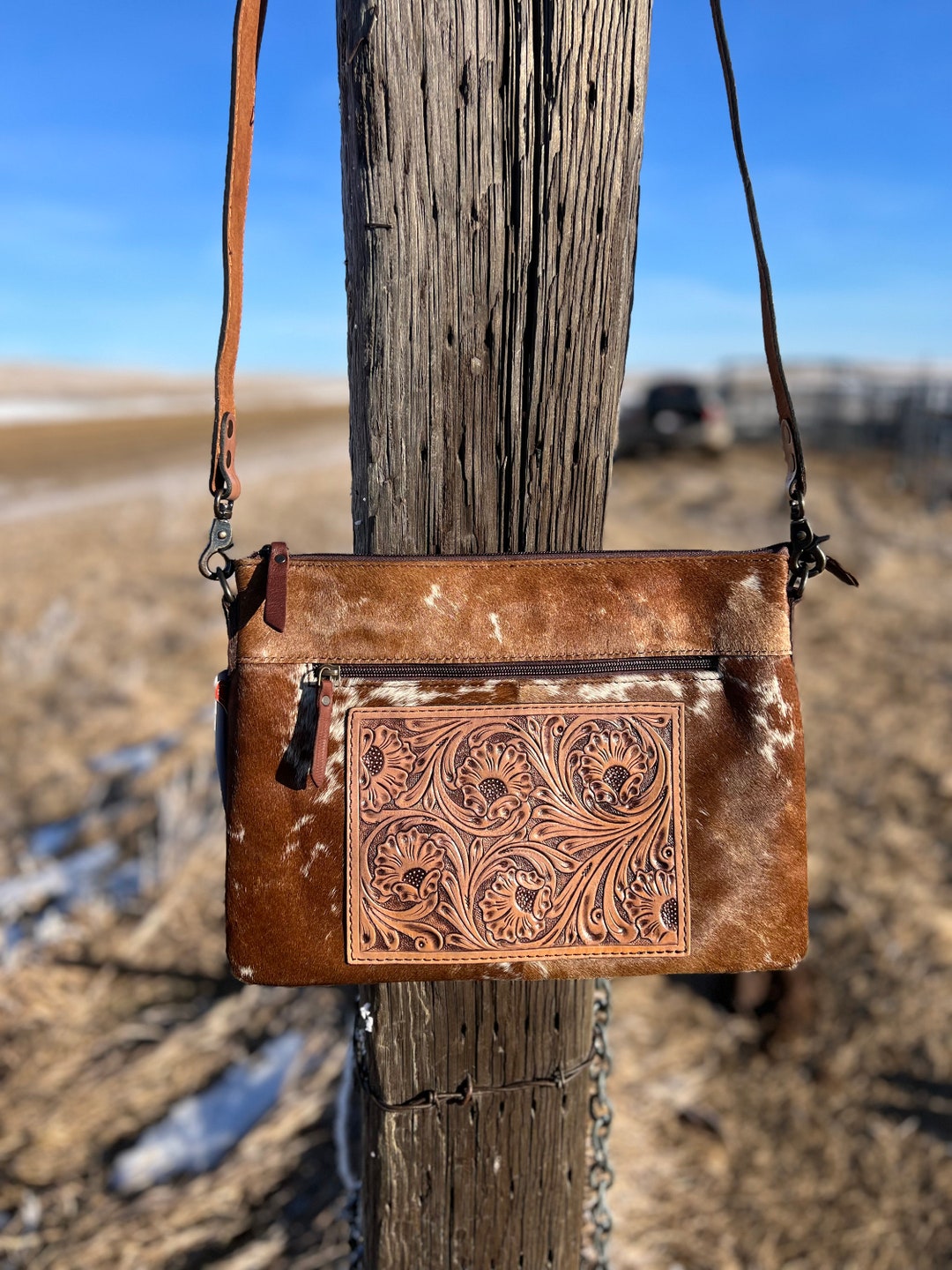 Bonnie - Cowhide Crossbody main image 0