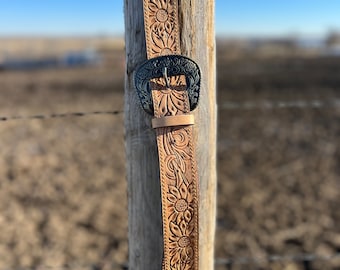 Sunflower buckle purse strap