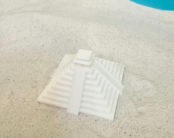 Bac à sable pyramide miniature pour thérapie par bac à sable, thérapie par le jeu