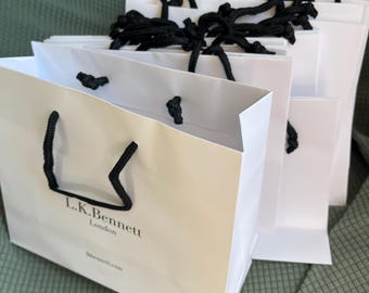 LK Bennett new (old) stock paper tote bags wholesale