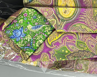 Silk tie Royal Ascot hand made Germany Paisley new