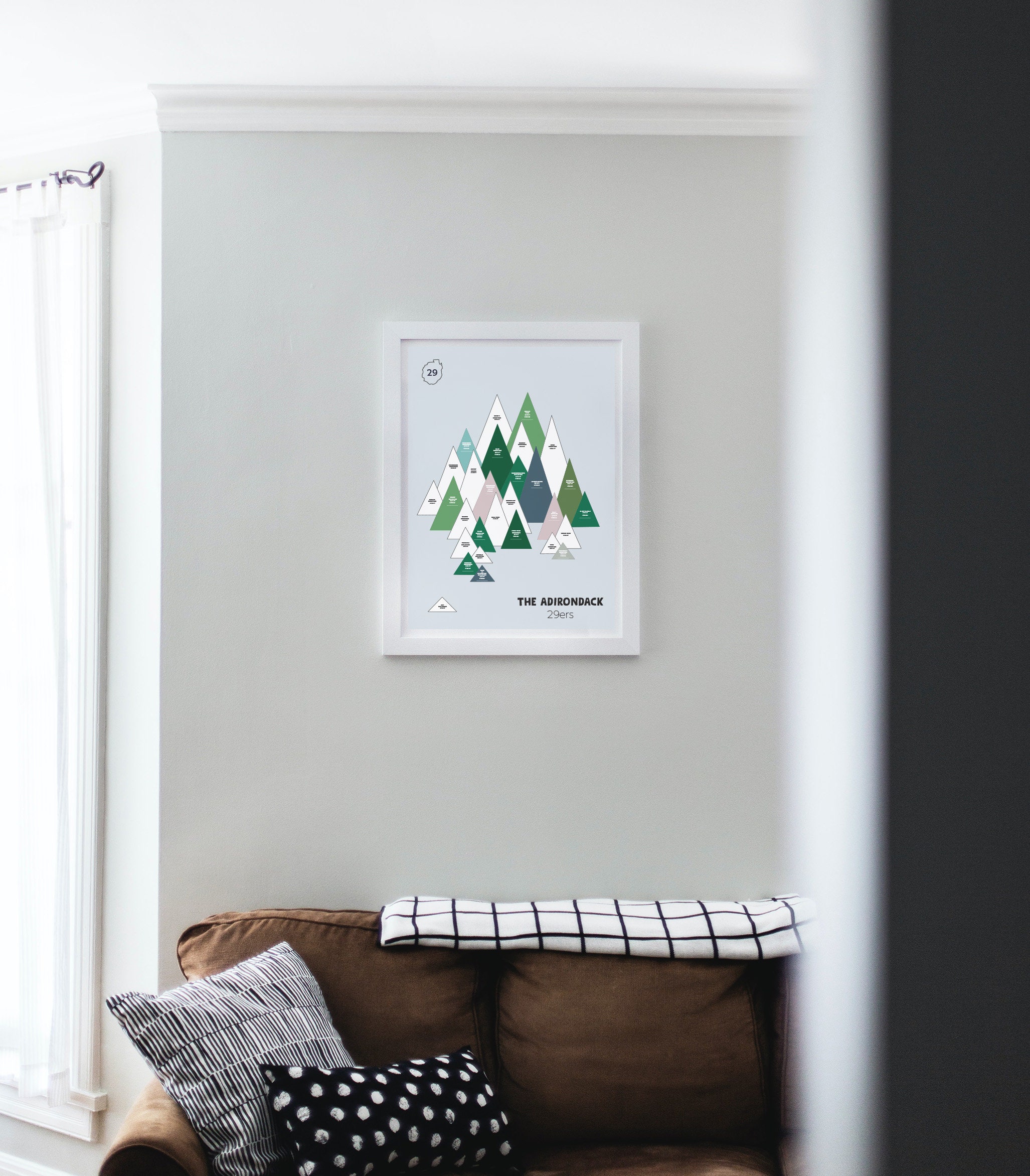Adirondack 29ers Sticker Map | ADK 29er | Mountain Bucket List ...