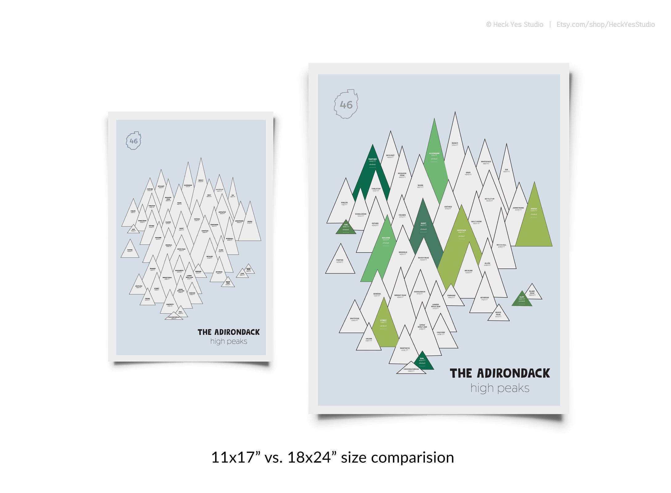 Adirondack Hiking Logbook: High Peaks / 46er Journal Or Diary By T. M