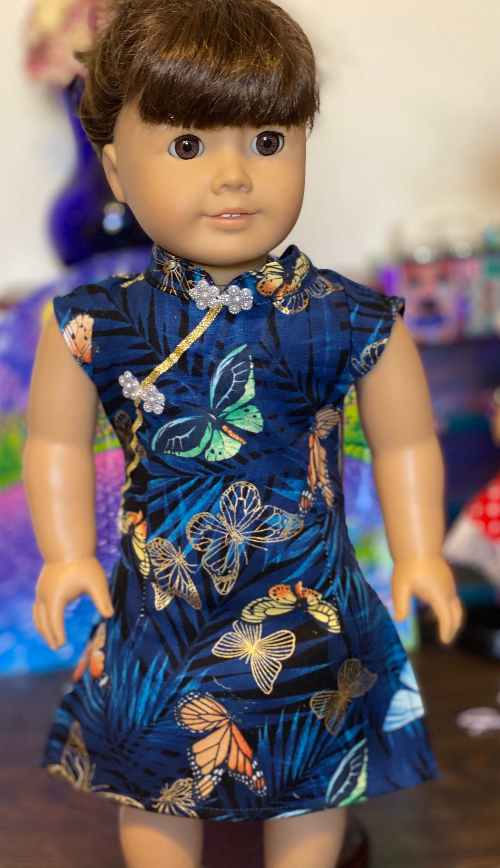 Asian Traditional dress fit 18 American Girl Dolls Etsy