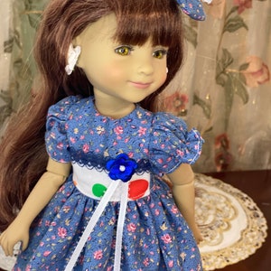 Doll dress made for 15 inch Ruby Red Fashion Friend Wellies Wisher or same size doll/ dress for doll / Doll outfits/ Summer doll out