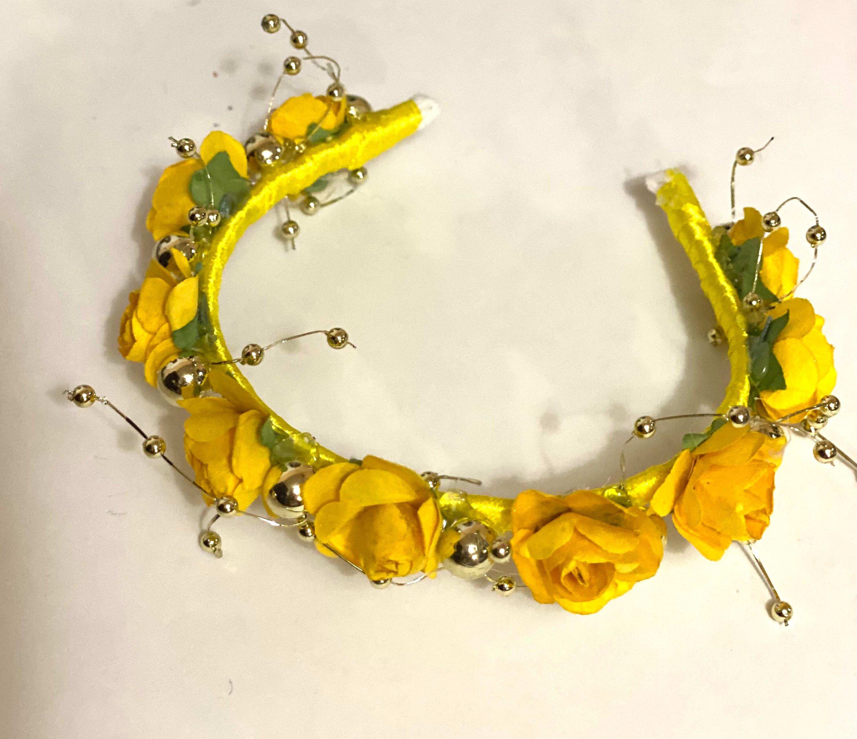 Yellow Flower Headband - Etsy display picture 2