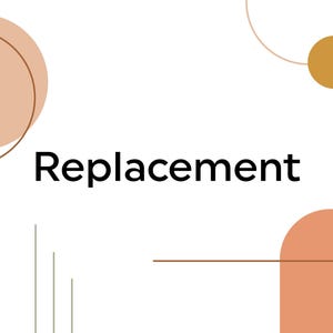 Replacement - Do not purchase unless instructed