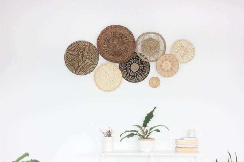 Global Mix Curated Wall Baskets Variety Set 