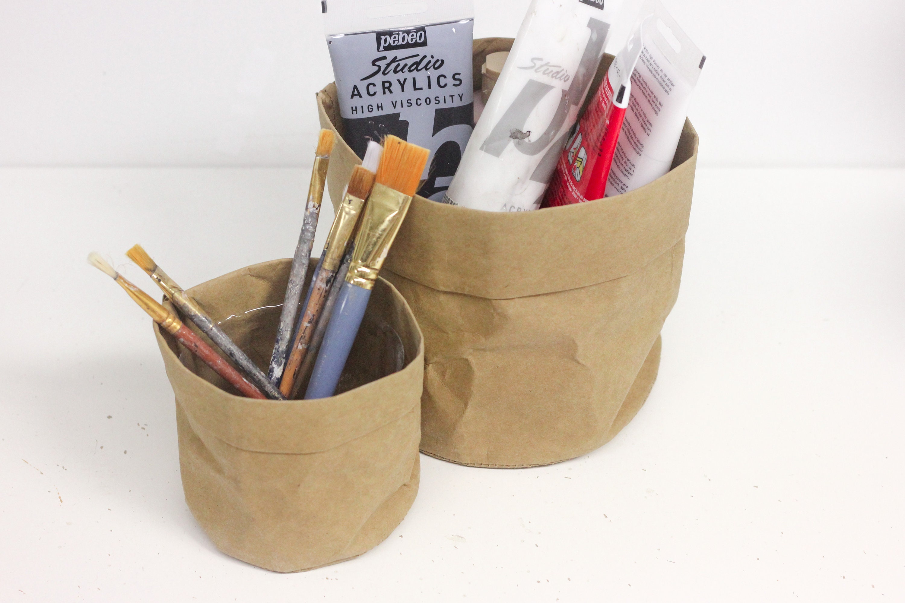 Vintage Kraft Paper Storage Bag Etsy