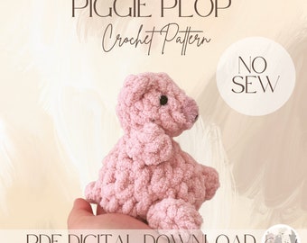 PIGGIE PLOP - Crochet Pattern PDF