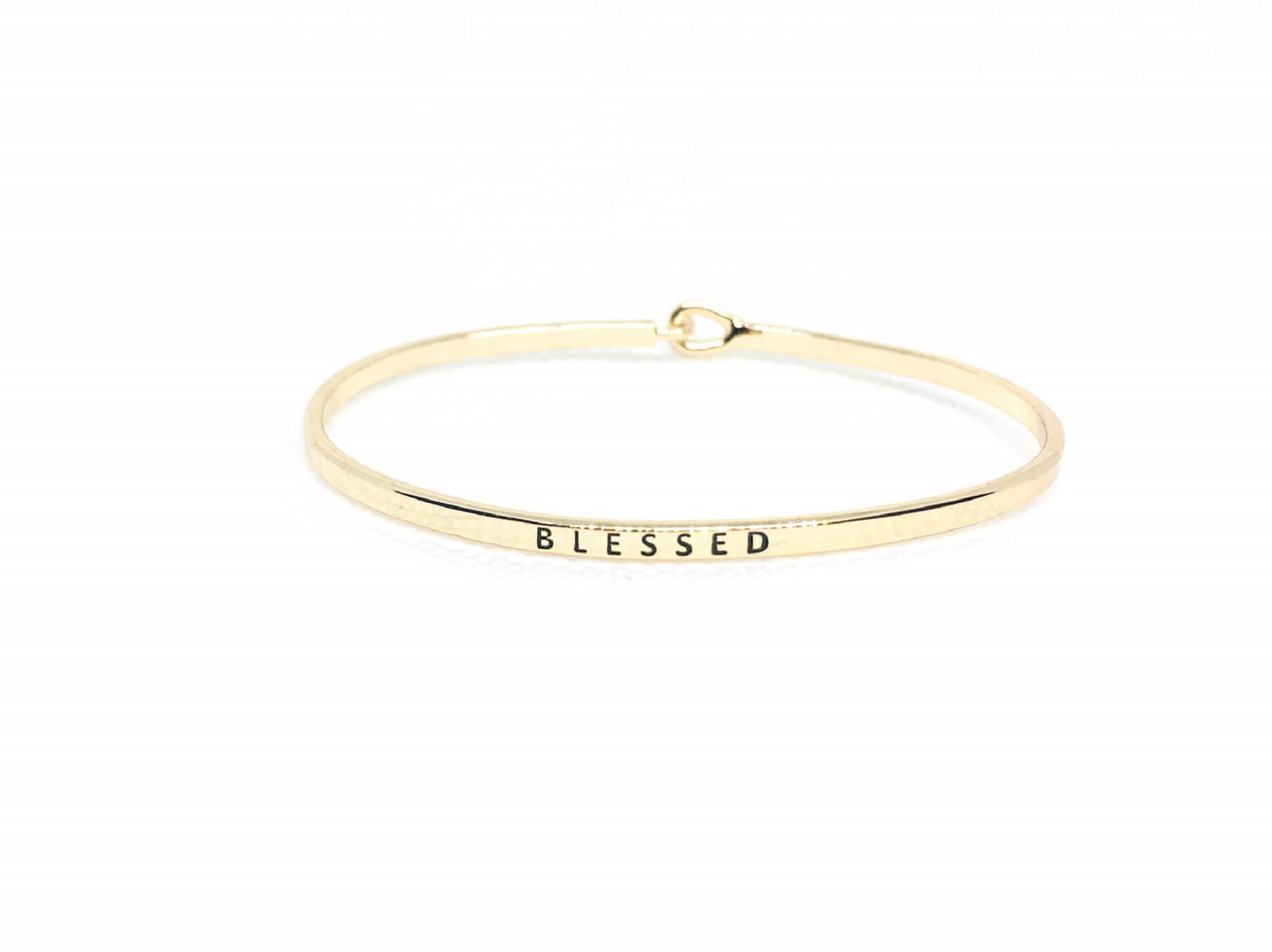 Adorn With Blessing Bracelet Gold Bangle Blessed Bracelet Etsy